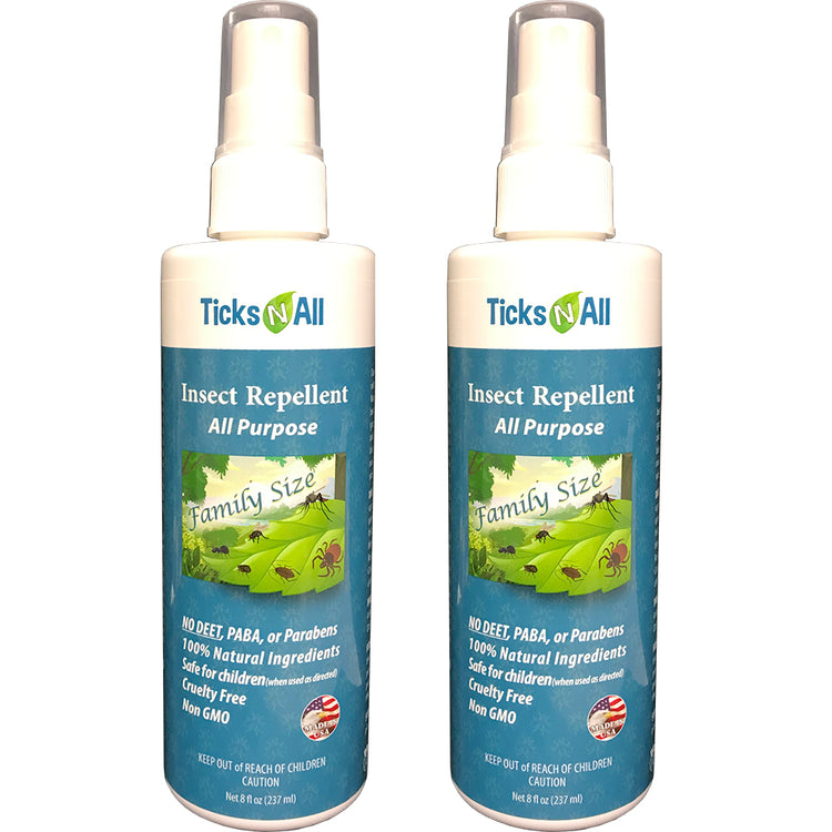All Natural All Purpose Insect Repellent 8oz (2 pack) by Orchid Blackhaw