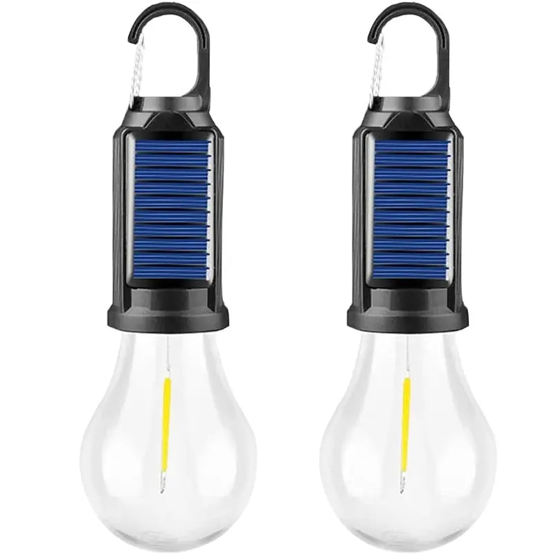 Solar LED Camping Lights with Hook – Type-C Rechargeable, IPX4 Waterproof, 3 Lighting Modes (High/Low/Strobe), 18650 Lithium Battery, Solar-Powered, Sleek Design– Portable, Durable Tent Lights for Hiking,Backpacking,Adventures,Hurricane Emergency Lighting by Cosmic Inventory
