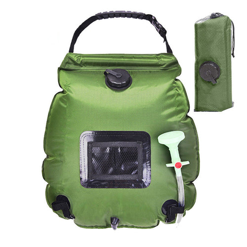 Outdoor Bath Bag Camping Bath Water Storage Bag Portable 20L by Pear Daisy