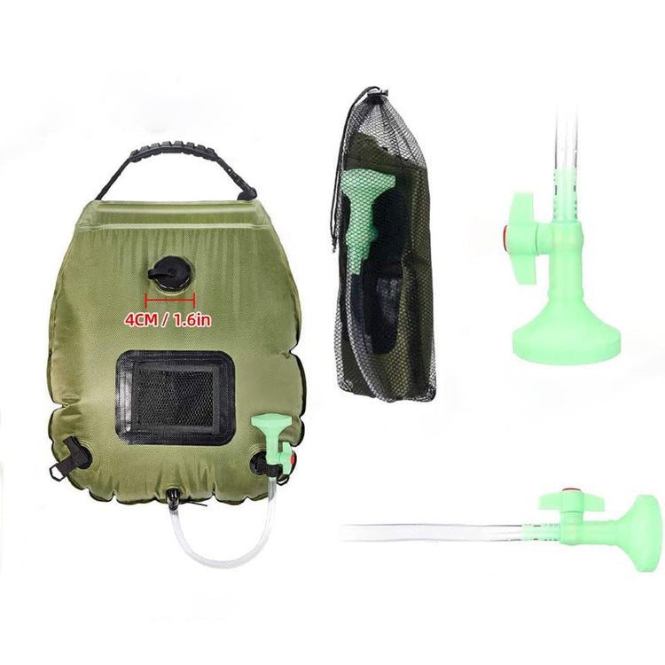 Outdoor Bath Bag Camping Bath Water Storage Bag Portable 20L by Pear Daisy