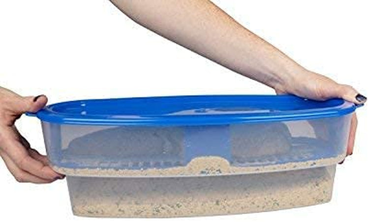 XL Original Better Breader Bowl 16" Mess-Free Breading Station for Chicken, Fish, Wings & Vegetables – Shake & Coat Batter Tray W Lid for Air Fryer Prep, Fish Fry, Tenders & Easy Cleanup by Cosmic Inventory