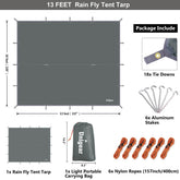 Rainproof Camping Tarp Shelter by Indigo Eurybia Outdoor Recreation