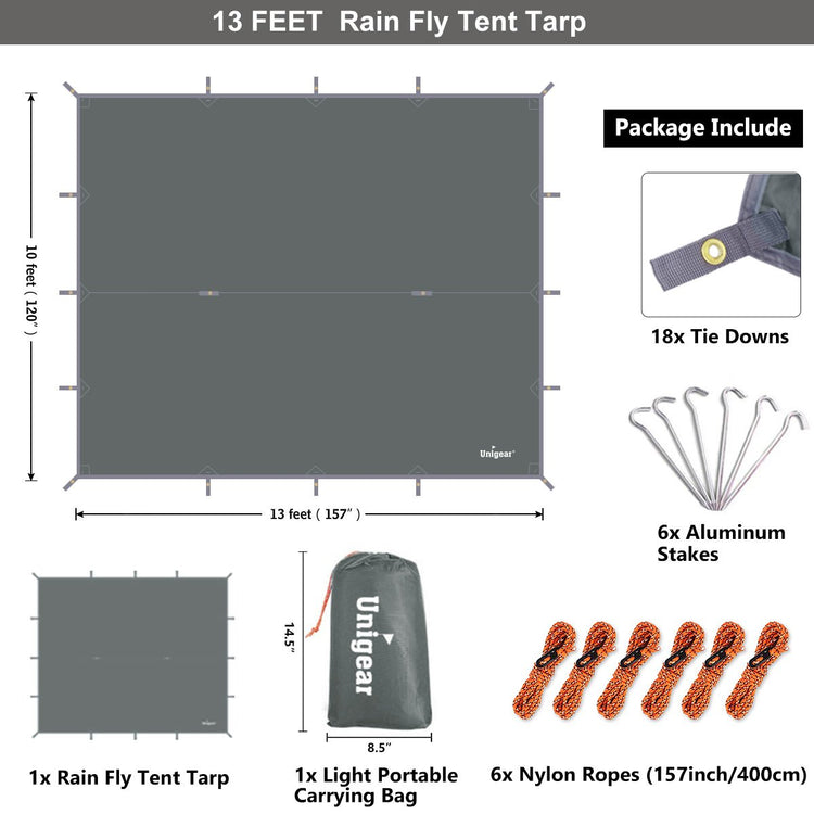 Rainproof Camping Tarp Shelter by Indigo Eurybia Outdoor Recreation