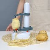 Multifunction Stainless Steel Electric Peeler Automatic Fruit Peeler Vegetable Cutter Three Spare Blades Potato Peeler Machine by Cosmic Inventory