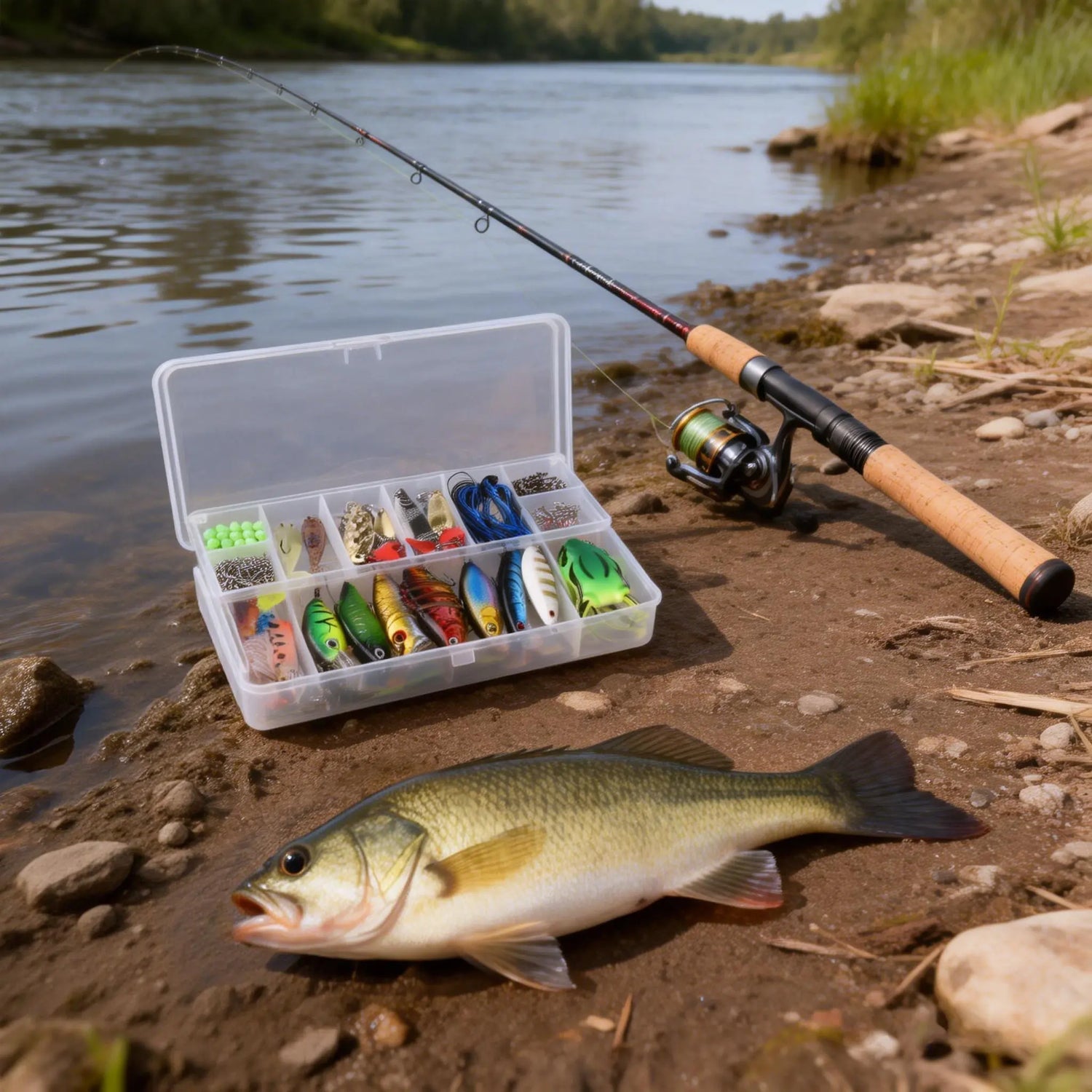 Full Range Hard Bait Lure Set, Fishing Tackle Kit, Includes Multi-Section Minnow, Swinging Fat Boy, Pencil, Wave Climber and Topwater Lures, Artificial Fishing Lures 