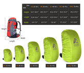 Backpack Rain Cover - Waterproof 5000mm 10L~90L by Indigo Eurybia Outdoor Recreation