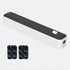 2 in 1 Food Film Dispenser Wrap Dispenser with Cutter Storage Box Aluminum Foil Stretch Film Cutter Wall Shelf Kitchen Organizer by Cosmic Inventory