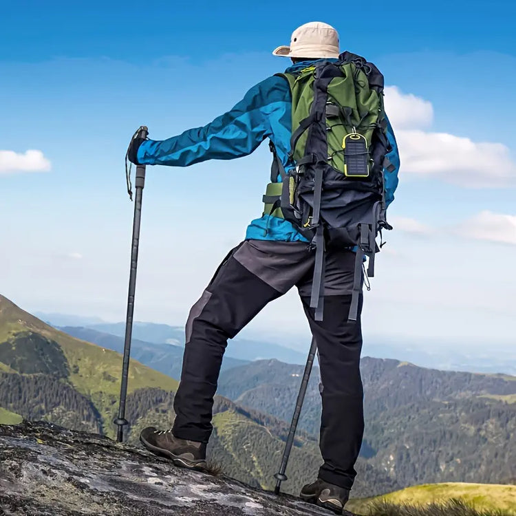 Outdoorsmen Gift Trekking Walking Lightweight Adjustable Trekking Pole Mountain Climb 7-In-1 Trekking Pole Your Ultimate Outdoor Survival Companion – Compass & More for Hiking & Multi-Functional Hiking Stick by Cosmic Inventory
