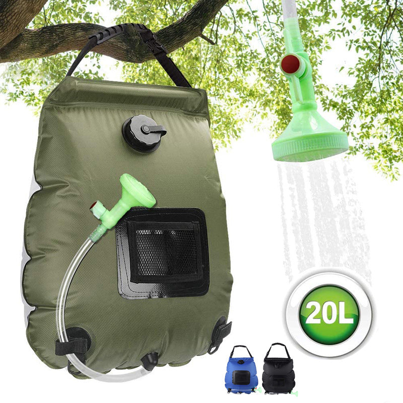 Outdoor Bath Bag Camping Bath Water Storage Bag Portable 20L by Pear Daisy