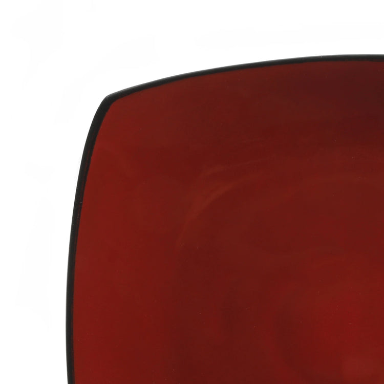 Soho Lounge Square 16-Piece Dinnerware Set - Red by Cosmic Inventory