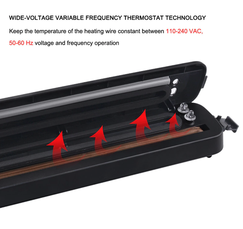Vacuum Sealer Machine Food Preservation Storage Saver Automatic by Puce Gaia Food Storage