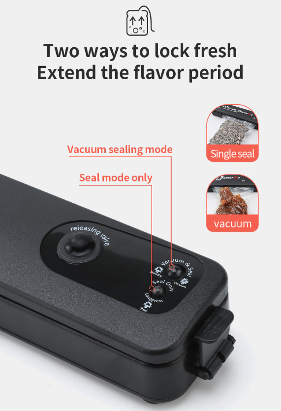 Vacuum Sealer Machine Food Preservation Storage Saver Automatic by Puce Gaia Food Storage