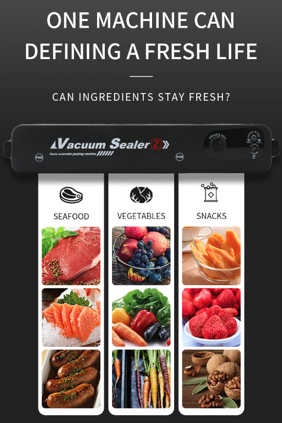 Vacuum Sealer Machine Food Preservation Storage Saver Automatic by Puce Gaia Food Storage