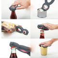 No-Slip Grip 6 in 1 Opener by Salmon Lucky Kitchen Tools & Utensils