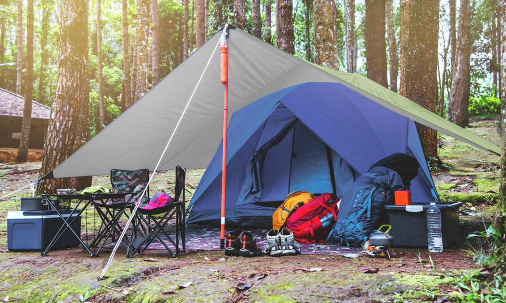 Rainproof Camping Tarp Shelter by Indigo Eurybia Outdoor Recreation