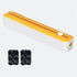 2 in 1 Food Film Dispenser Wrap Dispenser with Cutter Storage Box Aluminum Foil Stretch Film Cutter Wall Shelf Kitchen Organizer by Cosmic Inventory