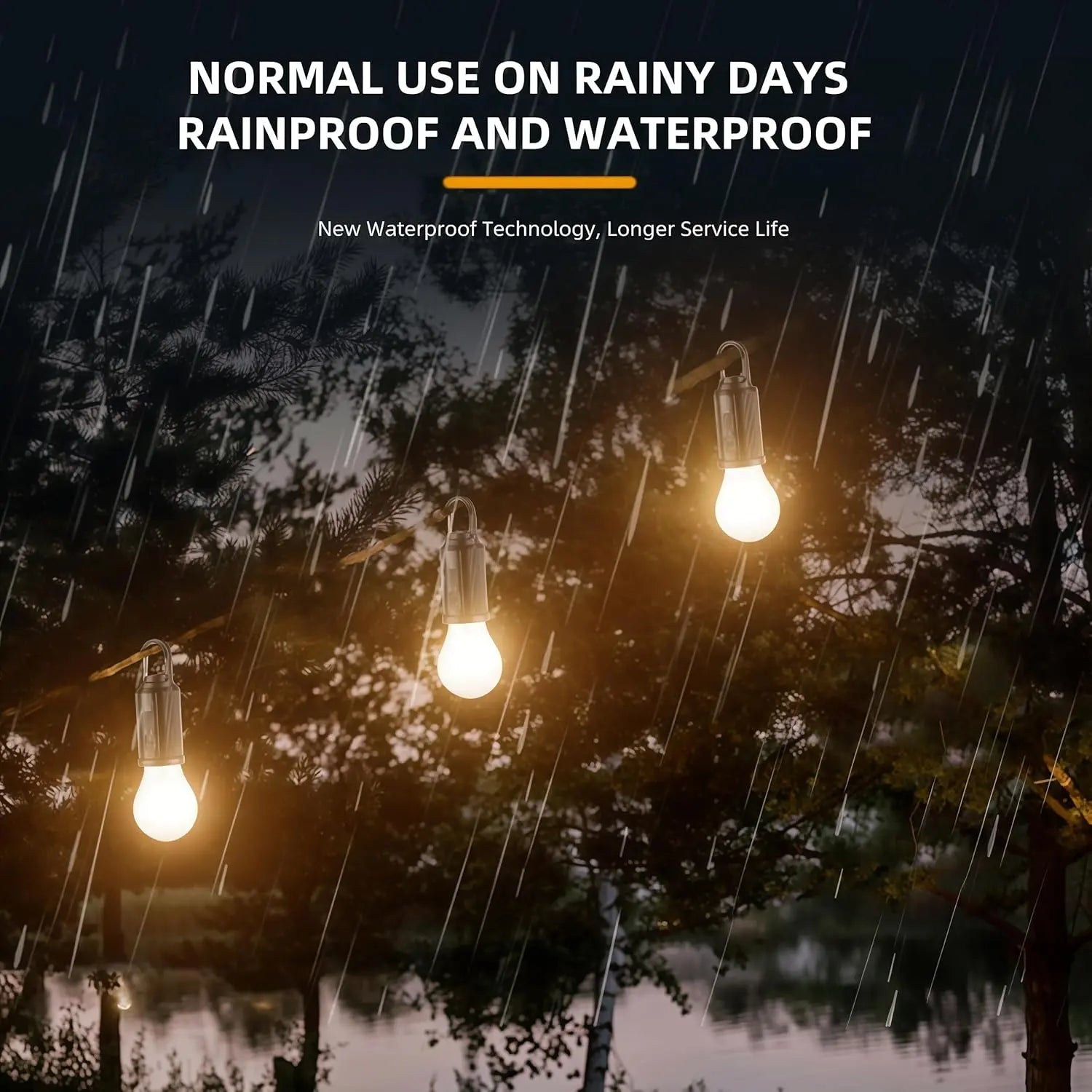 Solar LED Camping Lights with Hook – Type-C Rechargeable, IPX4 Waterproof, 3 Lighting Modes (High/Low/Strobe), 18650 Lithium Battery, Solar-Powered, Sleek Design– Portable, Durable Tent Lights for Hiking,Backpacking,Adventures,Hurricane Emergency Lighting by Cosmic Inventory
