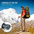 Outdoorsmen Gift Trekking Walking Lightweight Adjustable Trekking Pole Mountain Climb 7-In-1 Trekking Pole Your Ultimate Outdoor Survival Companion – Compass & More for Hiking & Multi-Functional Hiking Stick by Cosmic Inventory