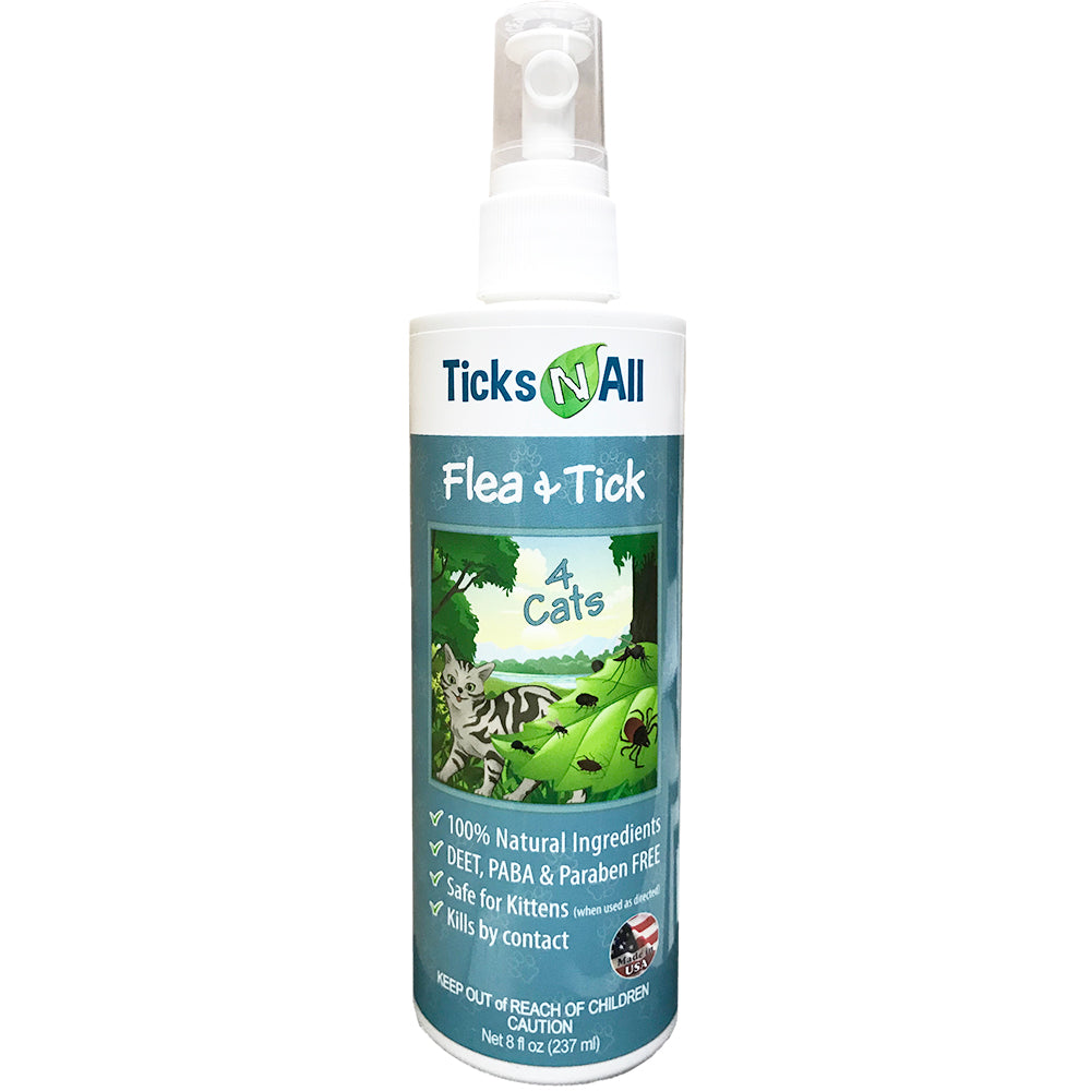 All Natural Flea & Tick 4 Cats 8oz by Orchid Blackhaw