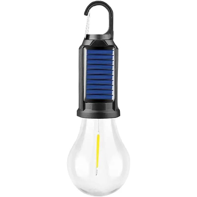 Solar LED Camping Lights with Hook – Type-C Rechargeable, IPX4 Waterproof, 3 Lighting Modes (High/Low/Strobe), 18650 Lithium Battery, Solar-Powered, Sleek Design– Portable, Durable Tent Lights for Hiking,Backpacking,Adventures,Hurricane Emergency Lighting by Cosmic Inventory