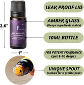 Sleep Essential Oils for Diffusers for Home - Set of 6 | Premium Relaxing Essential Oil Set for Sleep Essentials, Aromatherapy & Meditation | Lavender, Peppermint, Jasmine Eucalyptus Orange by Cosmic Inventory