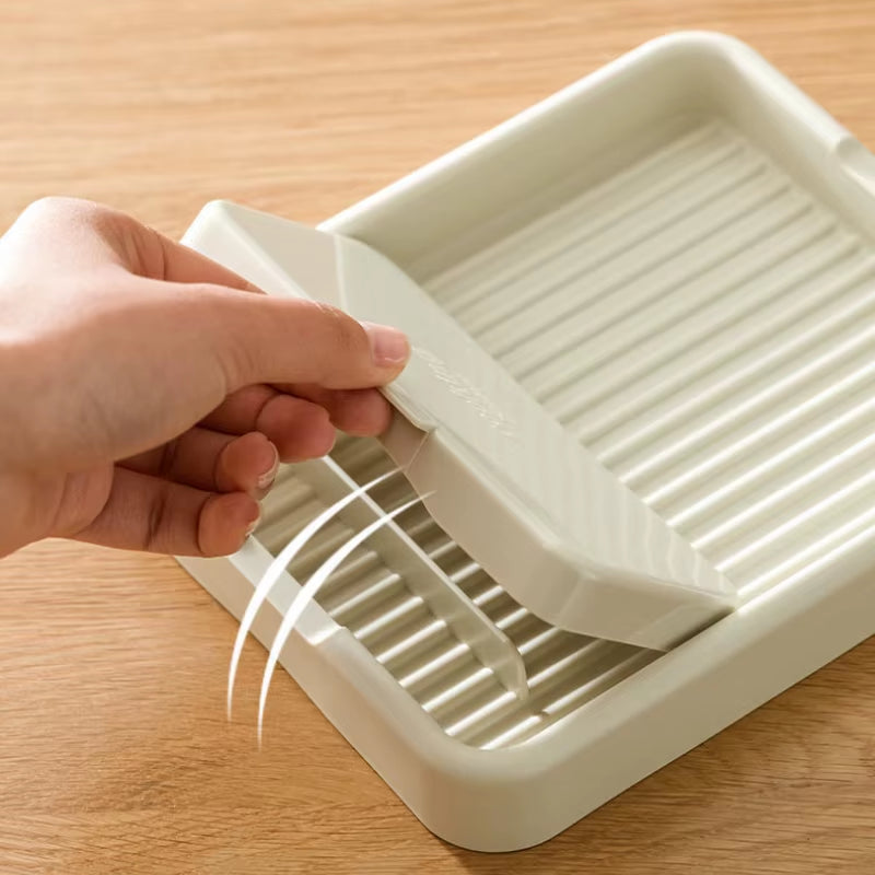 Foldable Pot Lid Rack Plastic Kitchen Spoon Holder Fork Spatula Rack for Kitchen Organizer Pan Cover Shelf Tableware Storage by Cosmic Inventory
