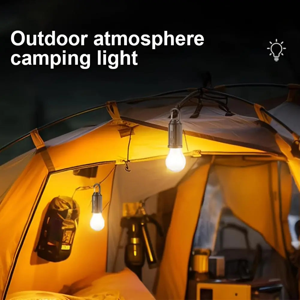 Solar LED Camping Lights with Hook – Type-C Rechargeable, IPX4 Waterproof, 3 Lighting Modes (High/Low/Strobe), 18650 Lithium Battery, Solar-Powered, Sleek Design– Portable, Durable Tent Lights for Hiking,Backpacking,Adventures,Hurricane Emergency Lighting by Cosmic Inventory