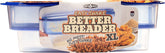 XL Original Better Breader Bowl 16" Mess-Free Breading Station for Chicken, Fish, Wings & Vegetables – Shake & Coat Batter Tray W Lid for Air Fryer Prep, Fish Fry, Tenders & Easy Cleanup by Cosmic Inventory