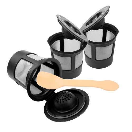 3pcs Reusable Coffee Filter Pod with Spoon by Cosmic Inventory Coffee Pods & Capsules