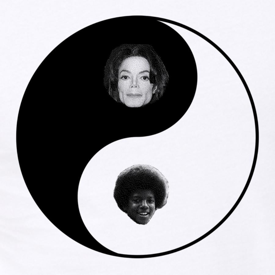 Michael Jackson Yin Yang by Indigo Tiger Clothing