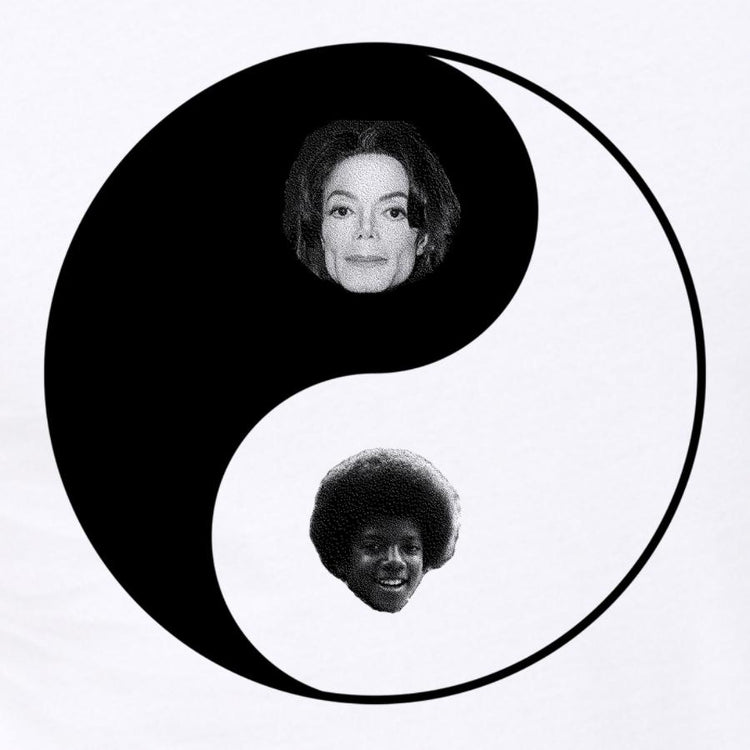Michael Jackson Yin Yang by Indigo Tiger Clothing