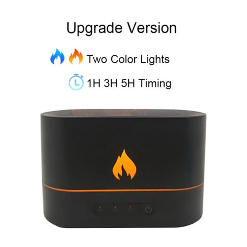 Essential Oil Diffuser With Flaming Effect And Timer by Yellow Pandora