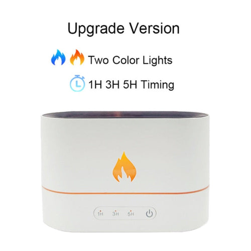 Essential Oil Diffuser With Flaming Effect And Timer by Yellow Pandora