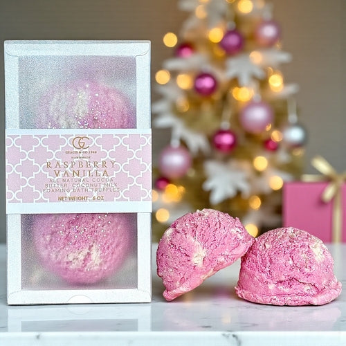 Organic Coco Butter & Coconut Milk Foaming Bath Truffles - 10 by Cosmic Inventory Bath Bombs