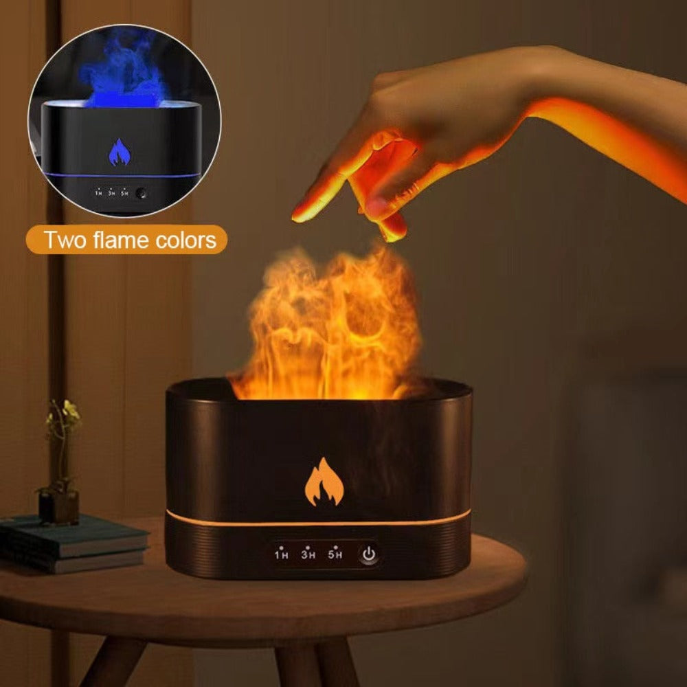 Essential Oil Diffuser With Flaming Effect And Timer by Yellow Pandora