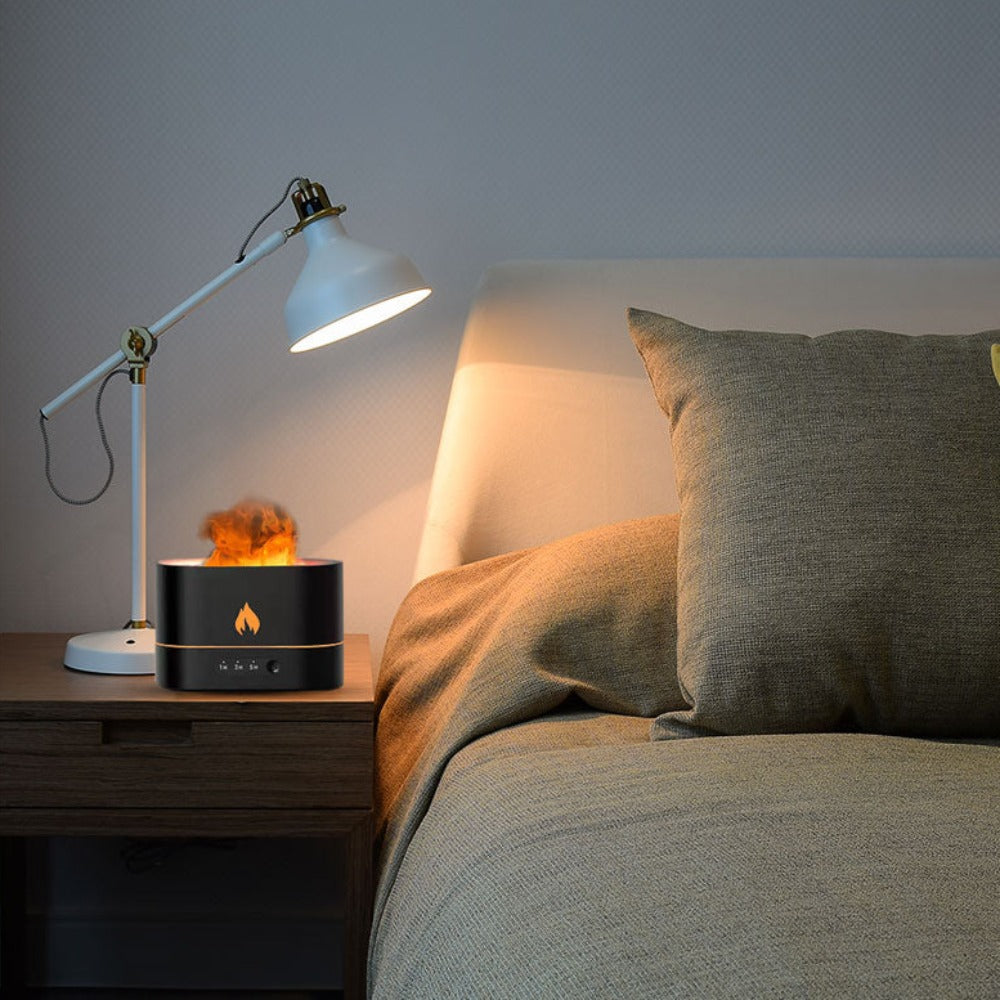 Essential Oil Diffuser With Flaming Effect And Timer by Yellow Pandora