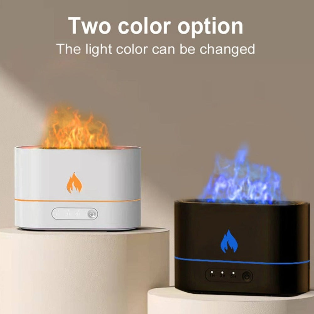 Essential Oil Diffuser With Flaming Effect And Timer by Yellow Pandora