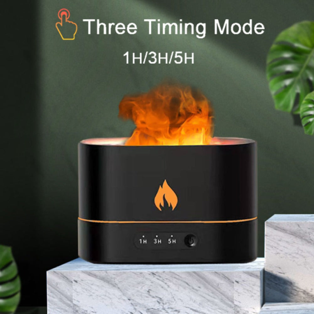 Essential Oil Diffuser With Flaming Effect And Timer by Yellow Pandora