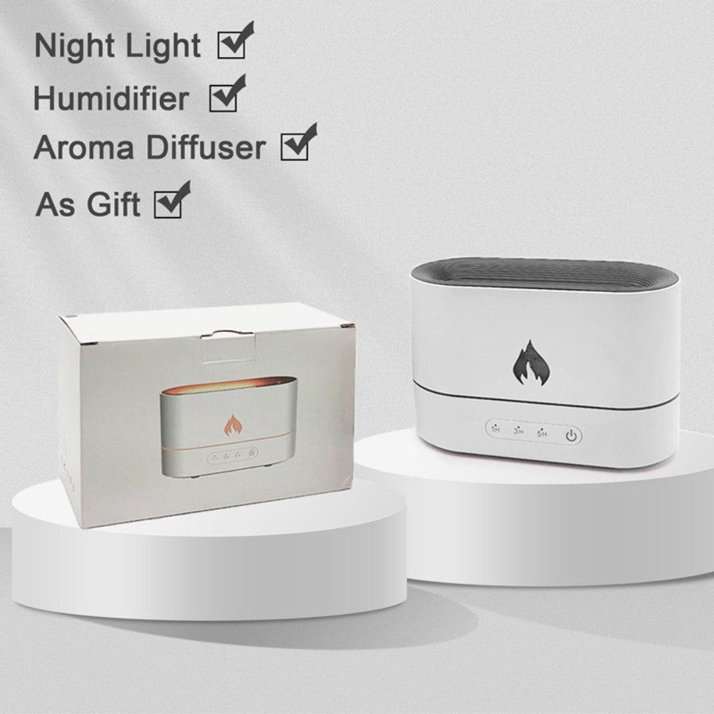 Essential Oil Diffuser With Flaming Effect And Timer by Yellow Pandora