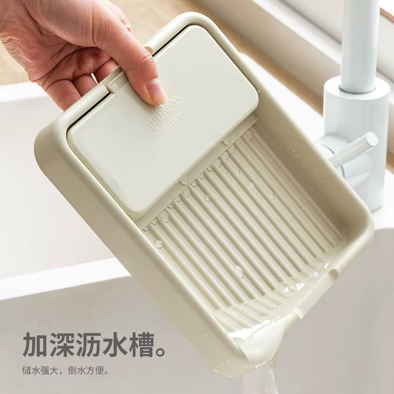 Foldable Pot Lid Rack Plastic Kitchen Spoon Holder Fork Spatula Rack for Kitchen Organizer Pan Cover Shelf Tableware Storage by Cosmic Inventory