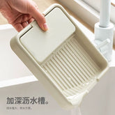Foldable Pot Lid Rack Plastic Kitchen Spoon Holder Fork Spatula Rack for Kitchen Organizer Pan Cover Shelf Tableware Storage by Cosmic Inventory