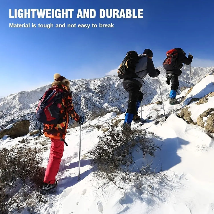 Outdoorsmen Gift Trekking Walking Lightweight Adjustable Trekking Pole Mountain Climb 7-In-1 Trekking Pole Your Ultimate Outdoor Survival Companion – Compass & More for Hiking & Multi-Functional Hiking Stick by Cosmic Inventory