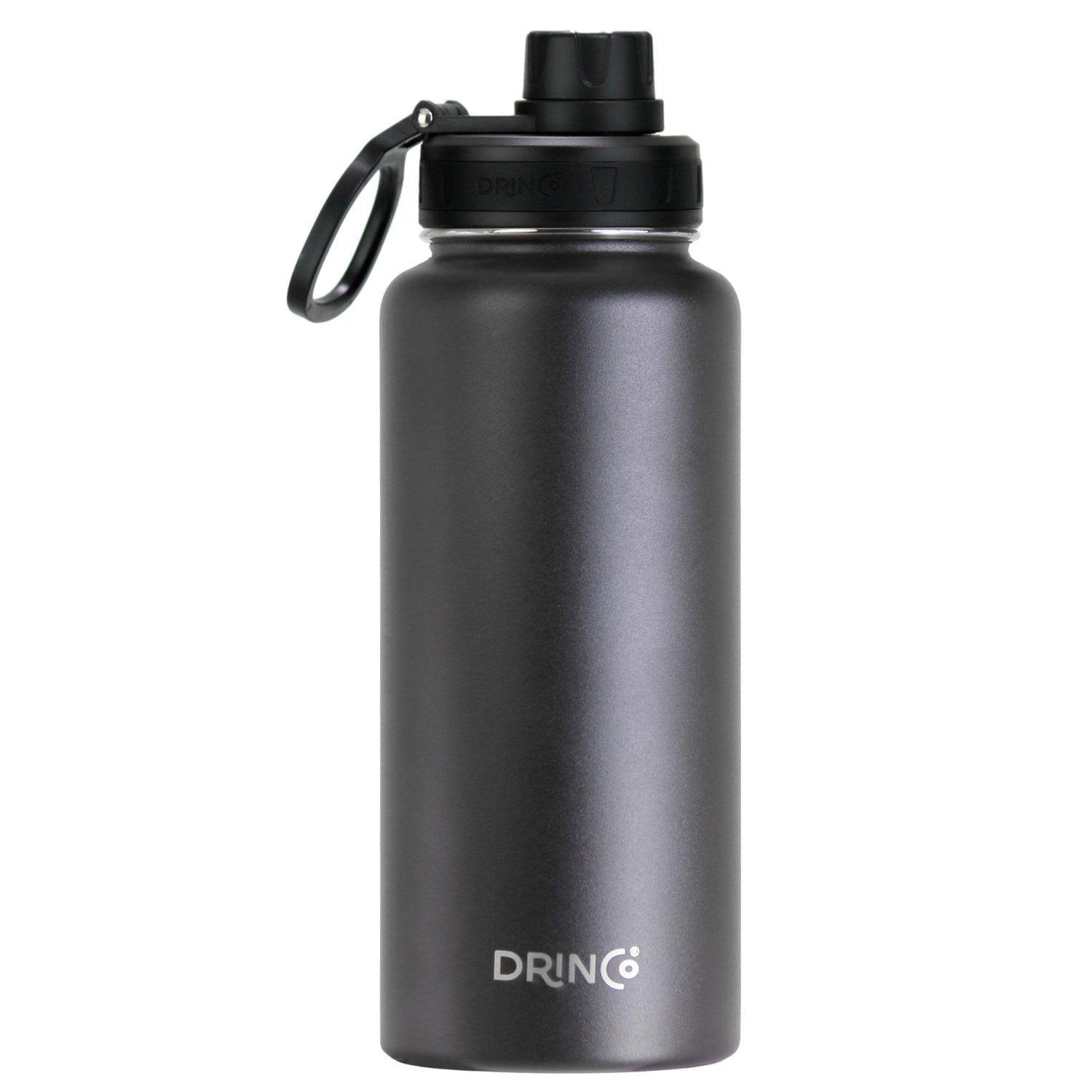 DRINCO® 32oz Stainless Steel Water Bottle - Black by Orchid Lavender Water Bottles