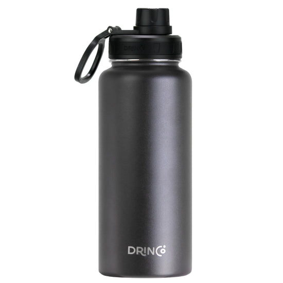 DRINCO® 32oz Stainless Steel Water Bottle - Black by Orchid Lavender Water Bottles
