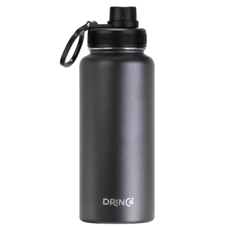 DRINCO® 32oz Stainless Steel Water Bottle - Black by Orchid Lavender Water Bottles