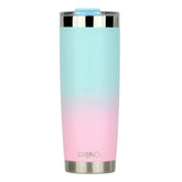 DRINCO® 20oz Insulated Tumbler Spill Proof Lid 2 Straws(Macaron) by Orchid Lavender Tumblers