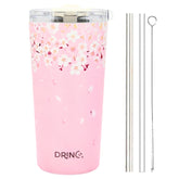 DRINCO® Seattle 20oz Insulated Tumbler Spill Proof Lid w/straw-Sakura by Orchid Lavender Tumblers
