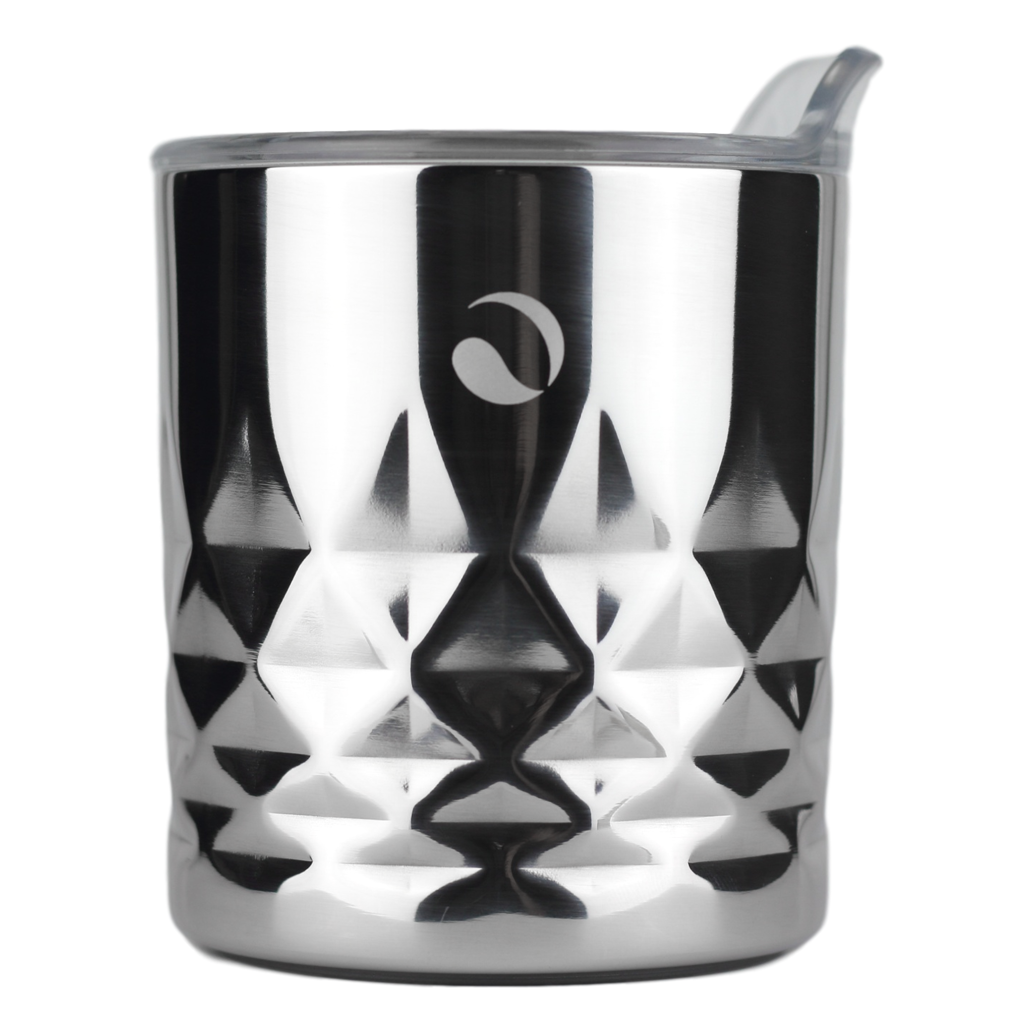 DRINCO- 10oz Vacuum Insulated Tumbler Whiskey Glass GULT (Diamond) by Orchid Lavender Tumblers