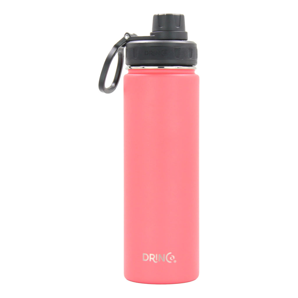 DRINCO® 22oz Stainless Steel Sport Water Bottle - Coral Paradise by Orchid Lavender Water Bottles