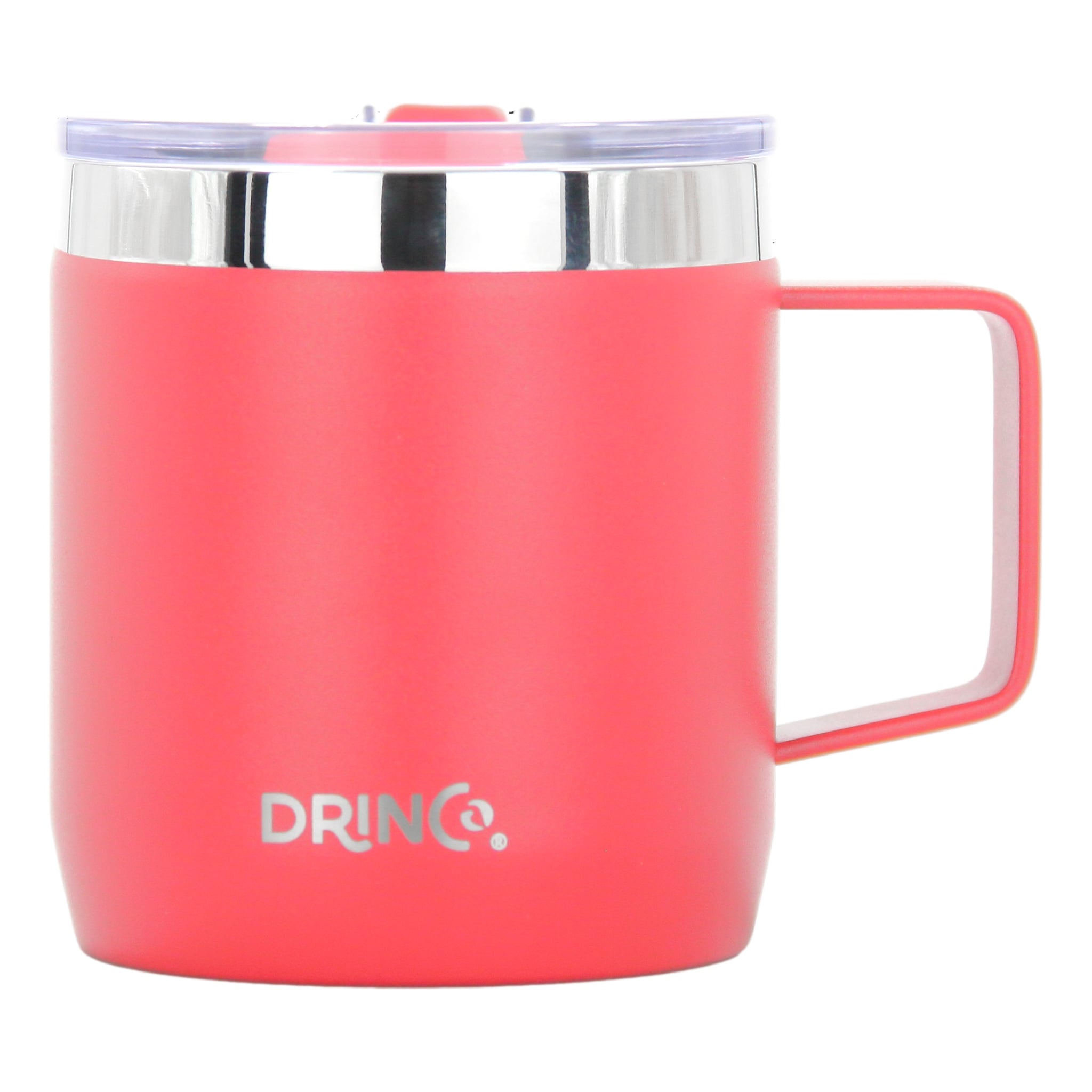 DRINCO® 14 oz Coffee Mug Vacuum Insulated Camping Mug Double Wall by Orchid Lavender Travel Mugs